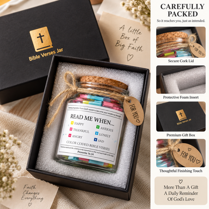 Daily Grace Jar™ - 90 Day Bible Verses Jar